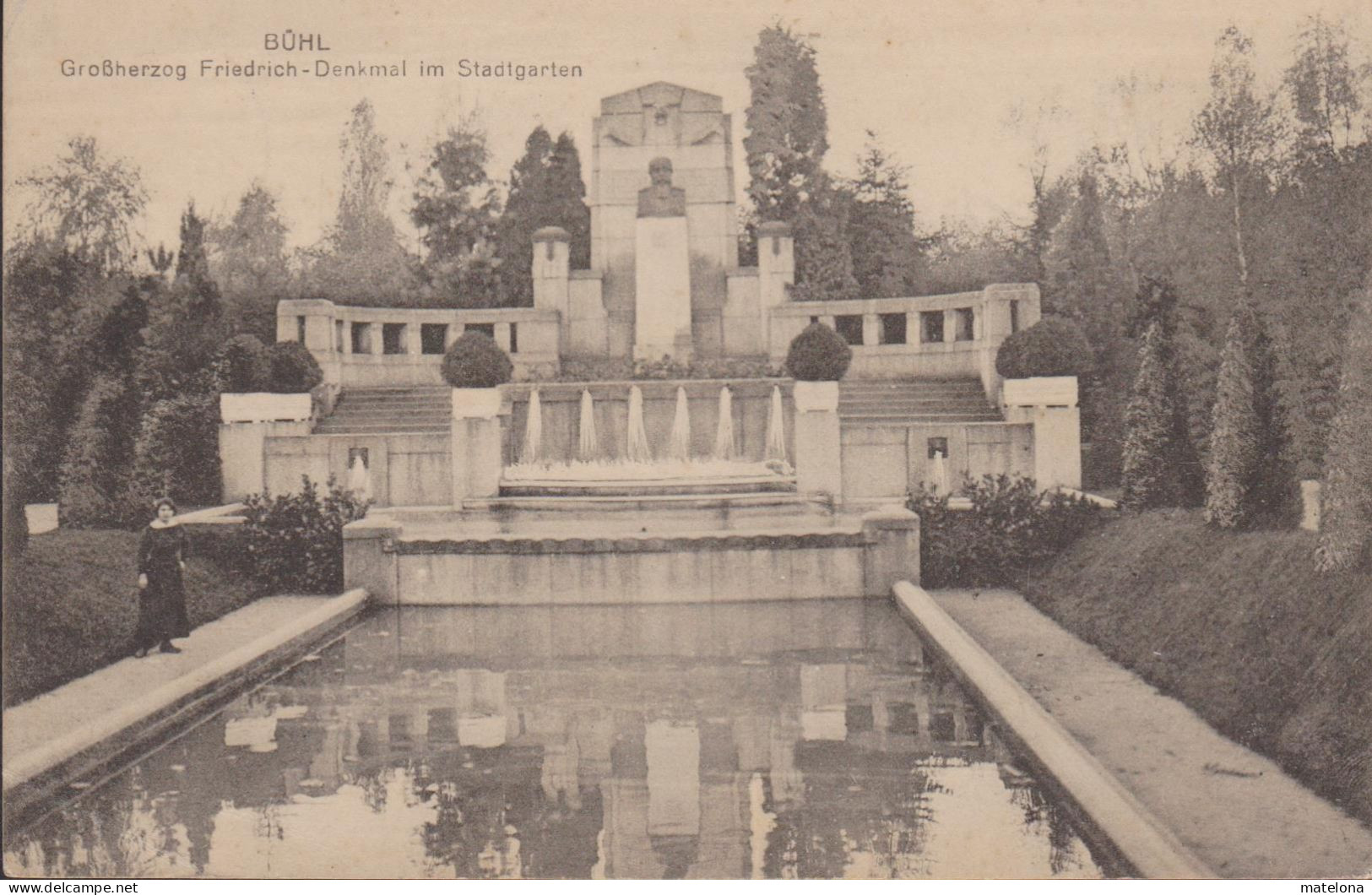 ALLEMAGNE BADE - WURTEMBERG BÜHL GROSSHERZOG FRIEDRICH DENKMAL IM STADTGARTEN - Buehl