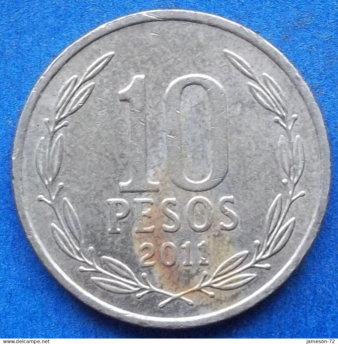 CHILE - 10 Pesos 2011 So KM# 228.2 Monetary Reform (1975) - Edelweiss Coins - Chili