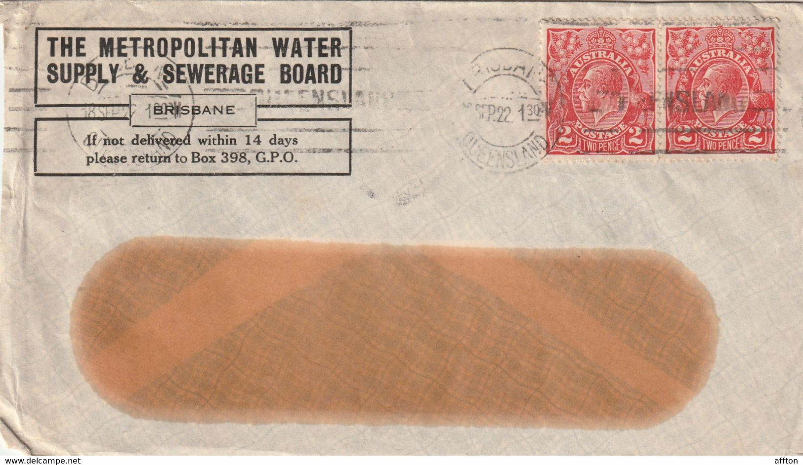 Australia Old Cover Mailed - Lettres & Documents