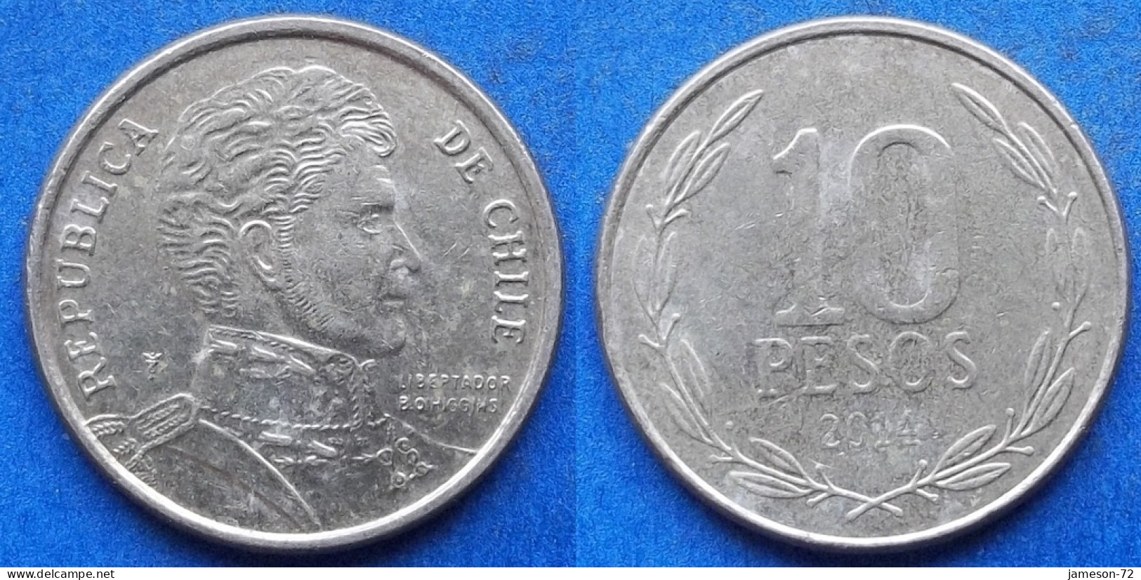 CHILE - 10 Pesos 2014 So KM# 228.2 Monetary Reform (1975) - Edelweiss Coins - Chili