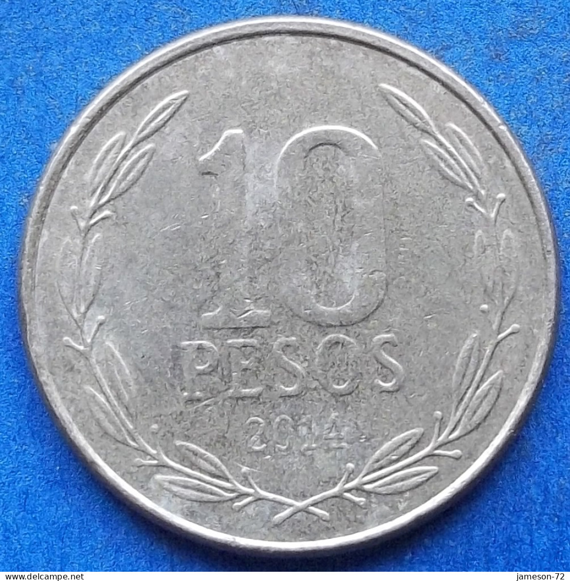 CHILE - 10 Pesos 2014 So KM# 228.2 Monetary Reform (1975) - Edelweiss Coins - Chili