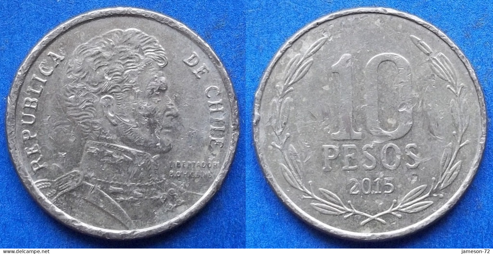 CHILE - 10 Pesos 2015 So KM# 228.2 Monetary Reform (1975) - Edelweiss Coins - Chili