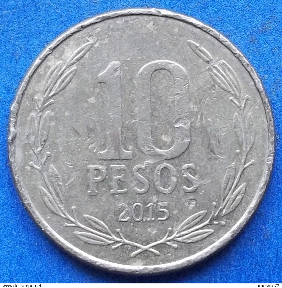 CHILE - 10 Pesos 2015 So KM# 228.2 Monetary Reform (1975) - Edelweiss Coins - Chile