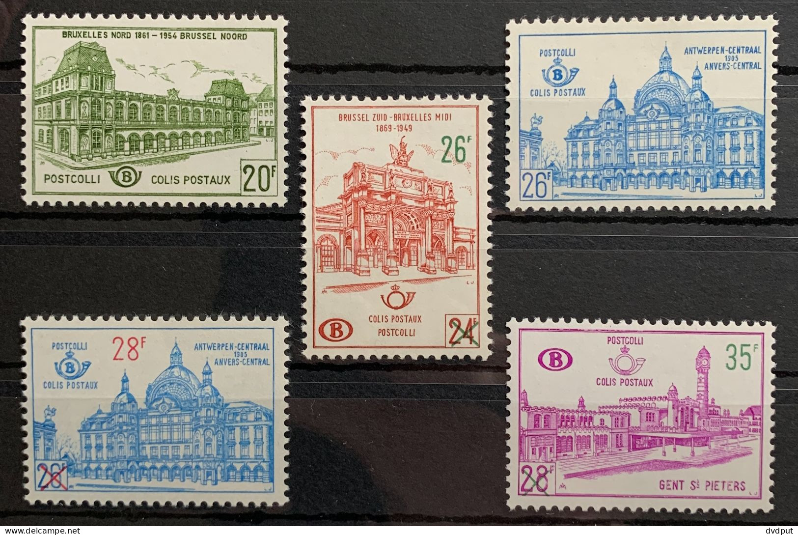 België, 1959-65, TR366+368+374/75+377, Postfris **, OBP 32.5€ - Nuovi