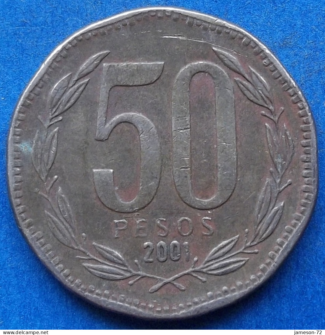 CHILE - 50 Pesos 2001 So KM# 219.2 Monetary Reform (1975) - Edelweiss Coins - Chile