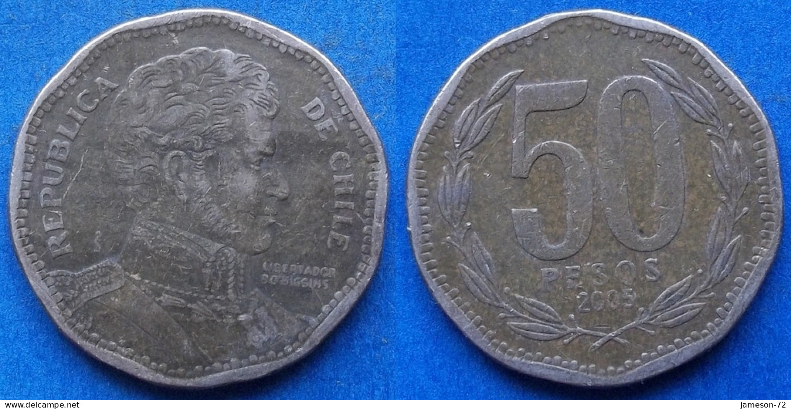 CHILE - 50 Pesos 2005 So KM# 219.2 Monetary Reform (1975) - Edelweiss Coins - Cile