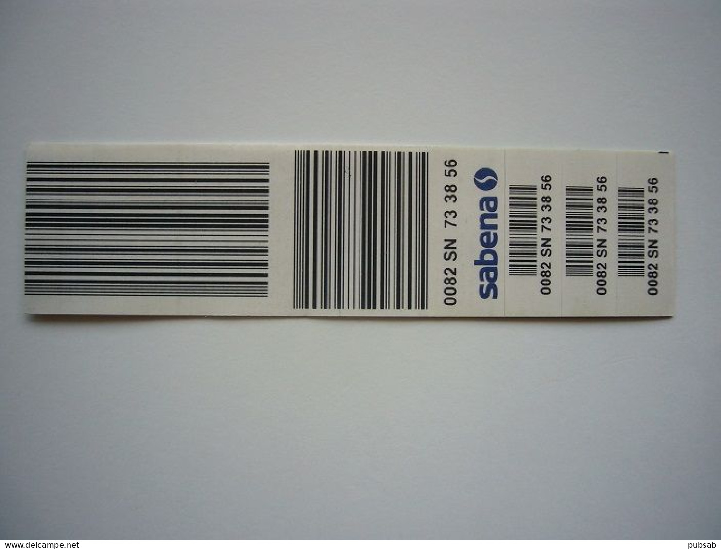 Avion / Airplane / SABENA / Luggage Label / étiquettes à Bagages - Etiquetas De Equipaje
