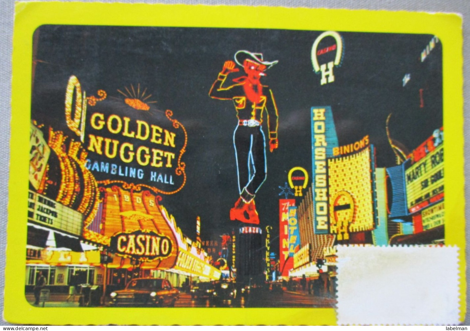 USA UNITED STATES NEVADA LAS VEGAS STRIP BY NIGHT KARTE CARD POSTCARD CARTE POSTALE ANSICHTSKARTE CARTOLINA POSTKARTE - Las Vegas