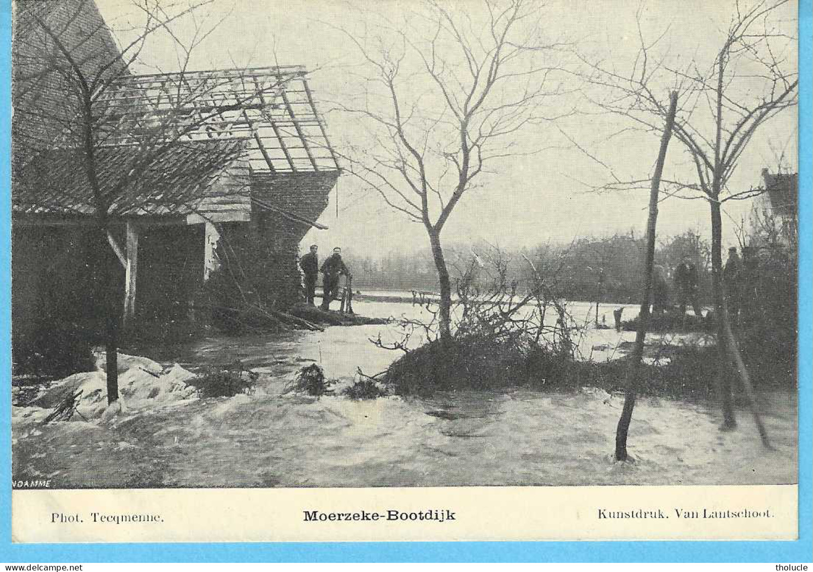 Moerzeke-Bootdijk-Dijk-Overstroming Van 1906 In De Streek Van Moerzeke,Hamme-Grembergen-Dendermonde-inondations - Hamme