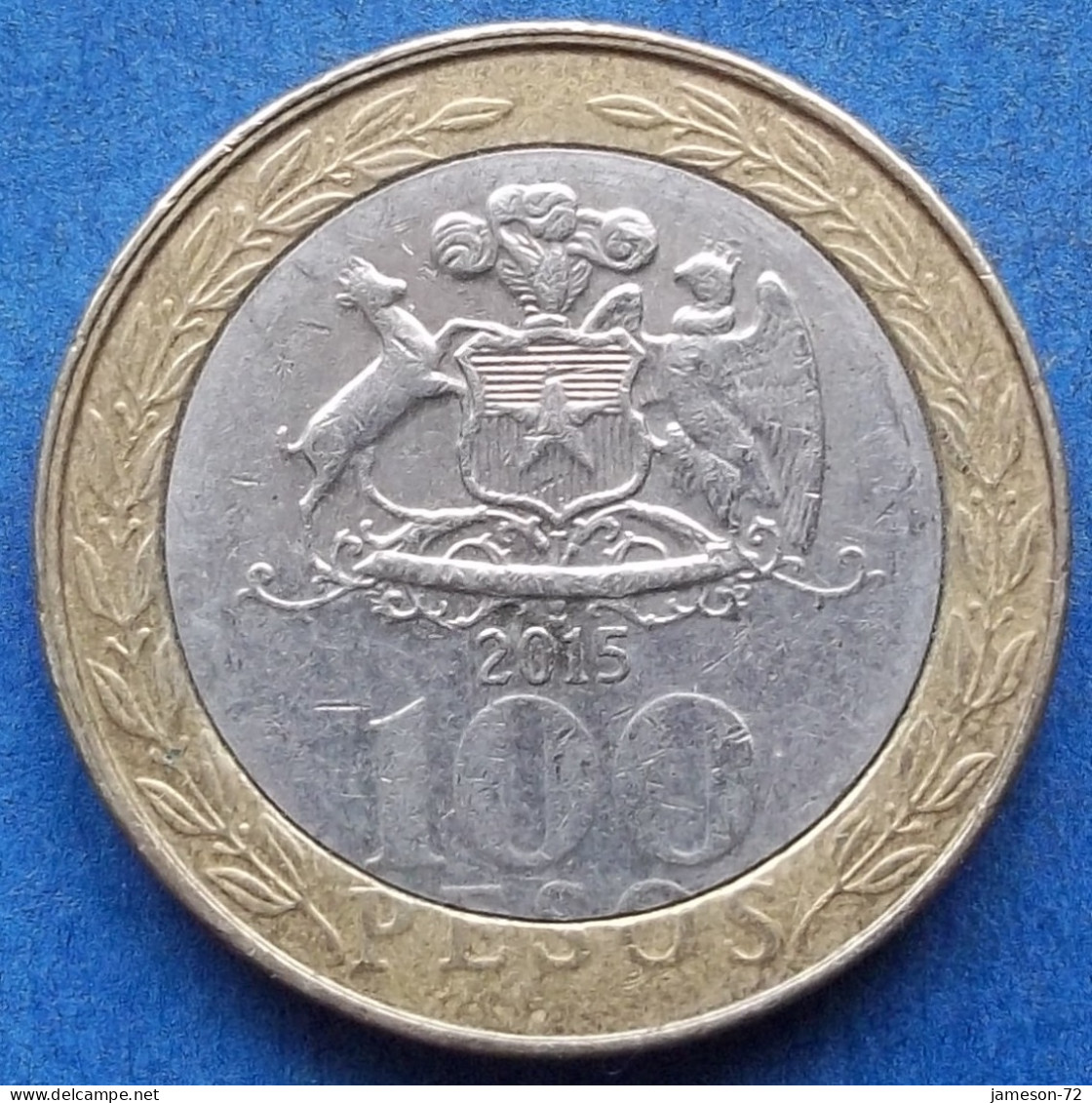 CHILE - 100 Pesos 2015 So "Mapuche" KM# 236 Monetary Reform (1975) - Edelweiss Coins - Chile