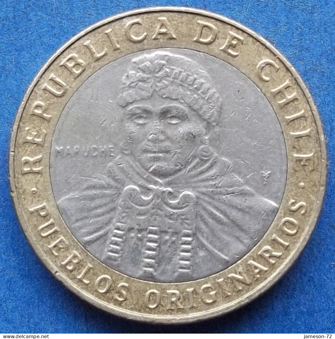 CHILE - 100 Pesos 2015 So "Mapuche" KM# 236 Monetary Reform (1975) - Edelweiss Coins - Cile