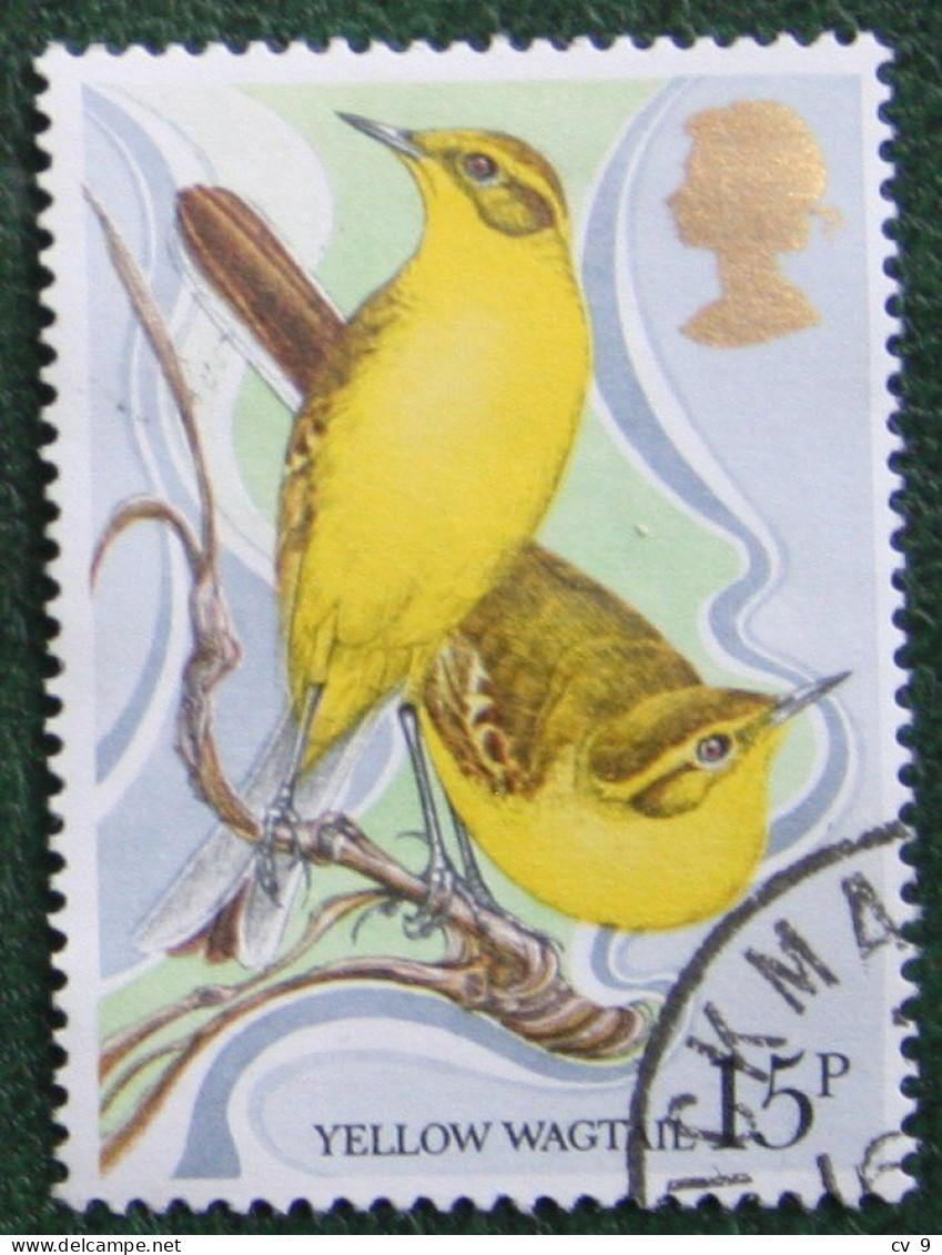 Bird Vogel Oiseau Pajaro Yellow Wagtail (Mi 817) 1980 Used Gebruikt Oblitere ENGLAND GRANDE-BRETAGNE GB GREAT BRITAIN - Oblitérés