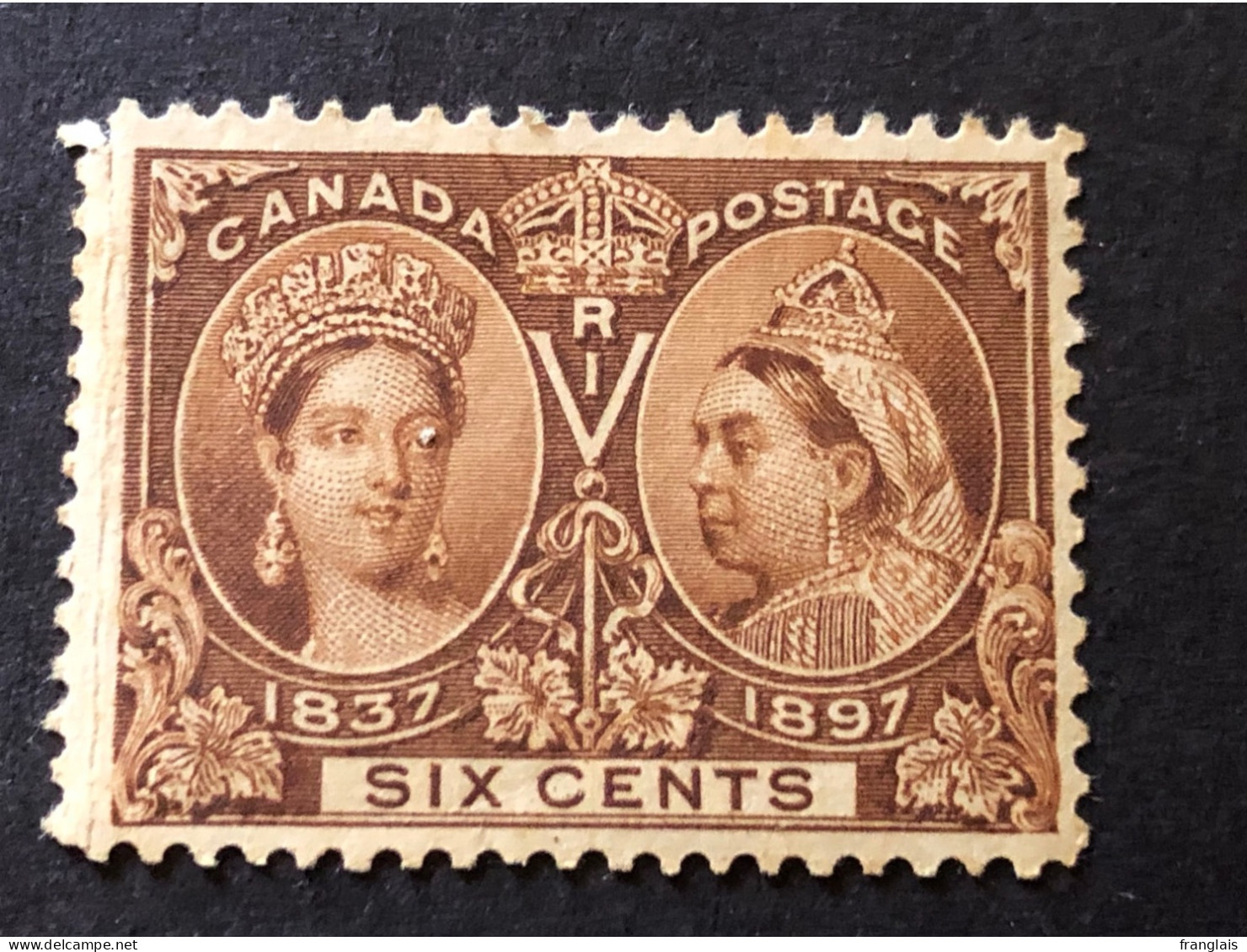 Sc 55 SG129 Jubilee Set 6c MNH** Imperfection NW Corner - Nuevos