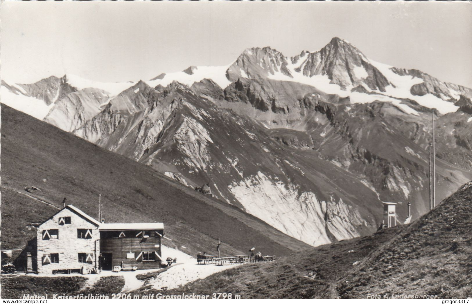 E3964) MATREI  - Kalsertörlhütte - Mit Grossglockner - Alte FOTO AK - Matrei In Osttirol