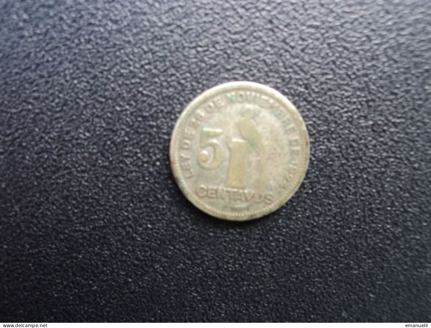 GUATEMALA : 5 CENTAVOS  1932 *  KM 238.2    TB+ - Guatemala