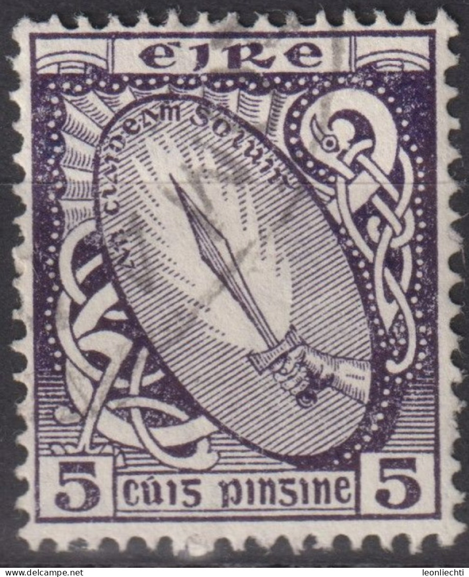 1940 Irland -  Éire ° Mi:IE 78AI, Sn:IE 113, Yt:IE 85, Sword Of Light - Used Stamps