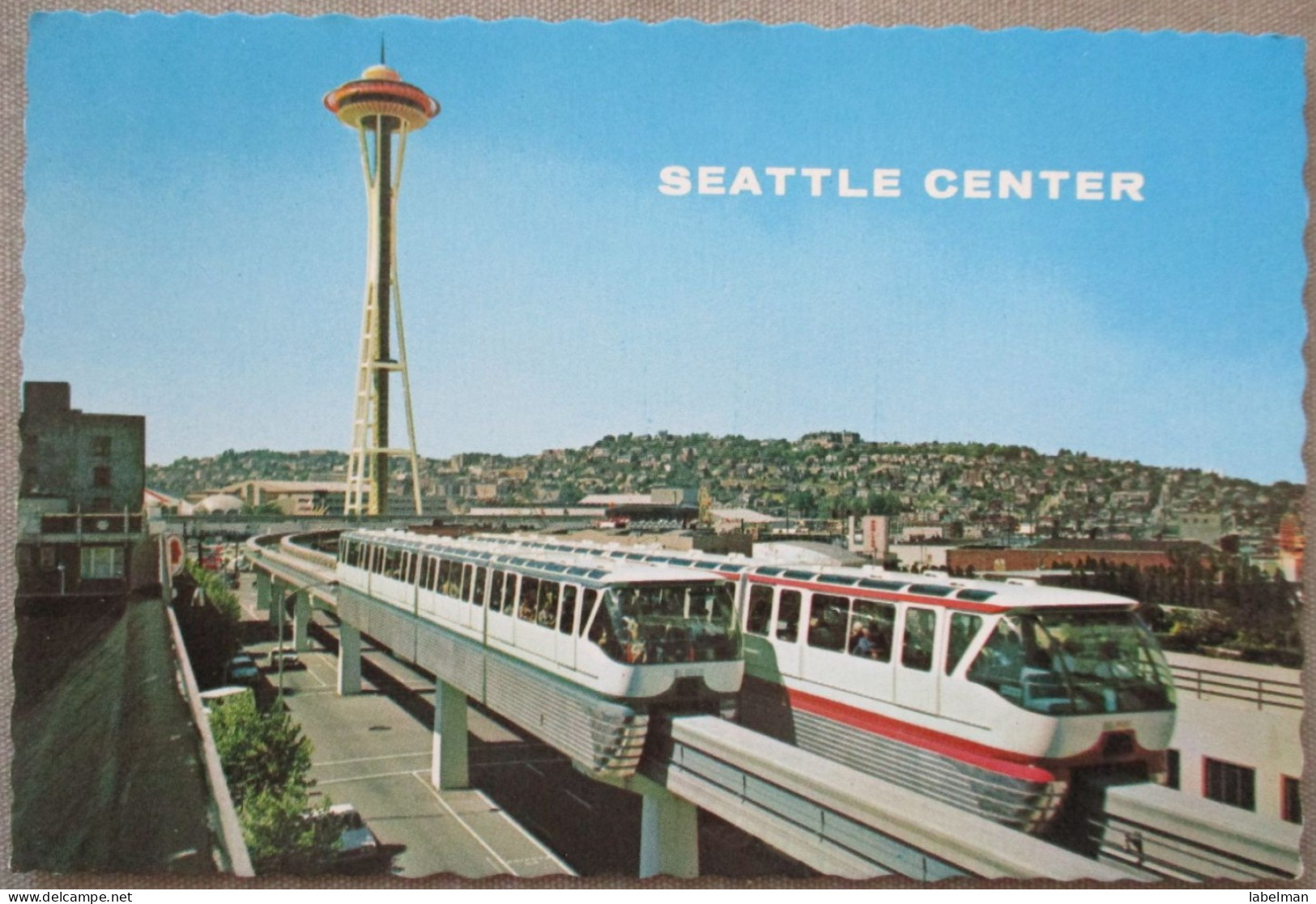 USA UNITED STATES SEATTLE SPACE NEEDLE MOUNT RAINIER KARTE CARD POSTCARD CARTE POSTALE ANSICHTSKARTE CARTOLINA POSTKARTE - Las Vegas