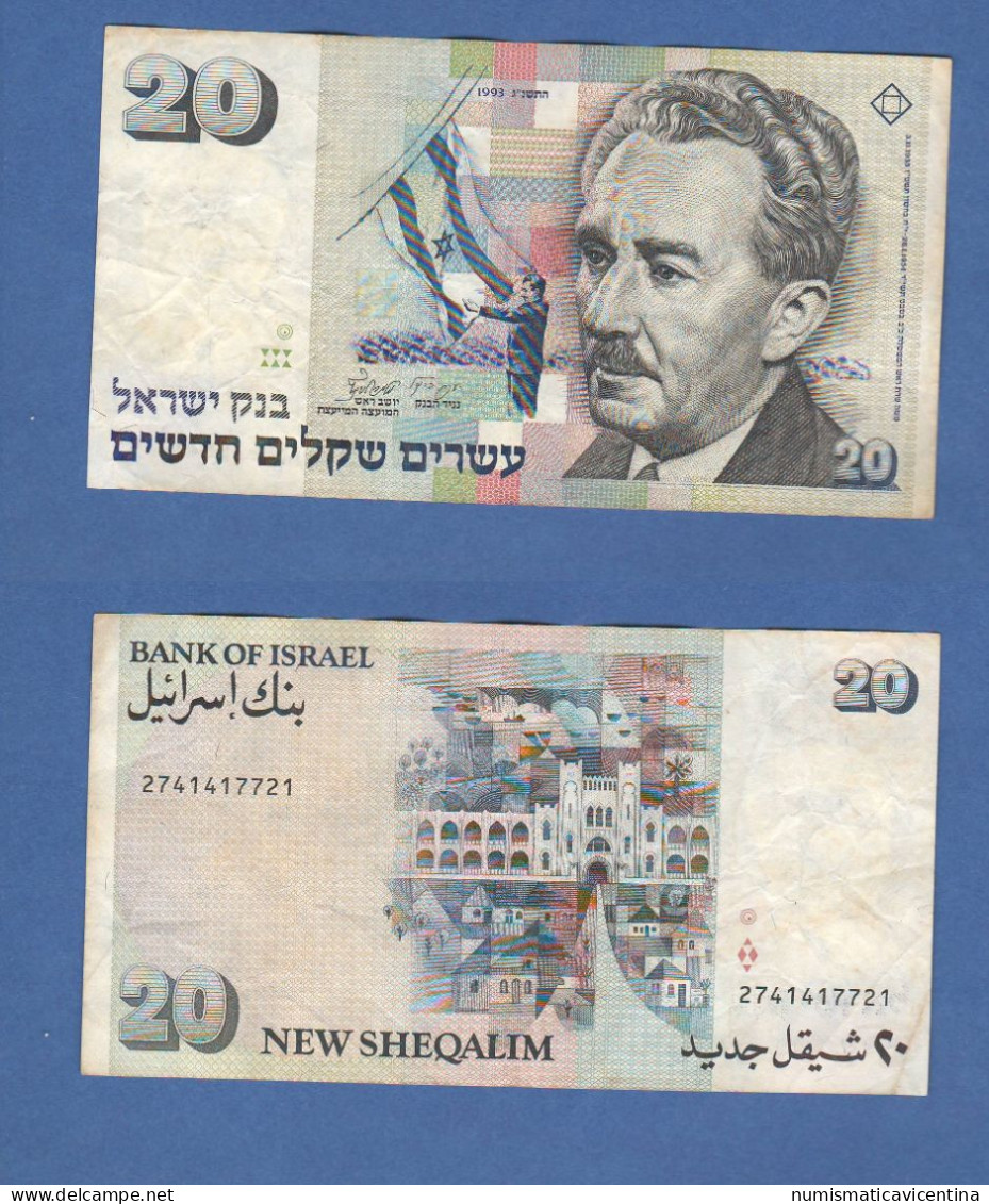 Israele Israel 20 New Sheqalim 1993 - Israël