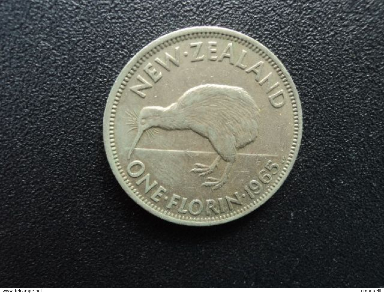 NOUVELLE ZÉLANDE : 1 FLORIN   1965    KM 28.2      TTB - New Zealand