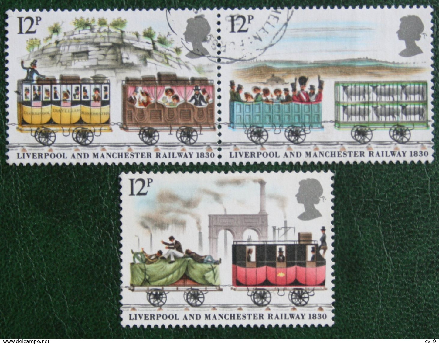 RAILWAYS Train Zug Trein (Mi 831 832 834) 1980 Used Gebruikt Oblitere ENGLAND GRANDE-BRETAGNE GB GREAT BRITAIN - Used Stamps