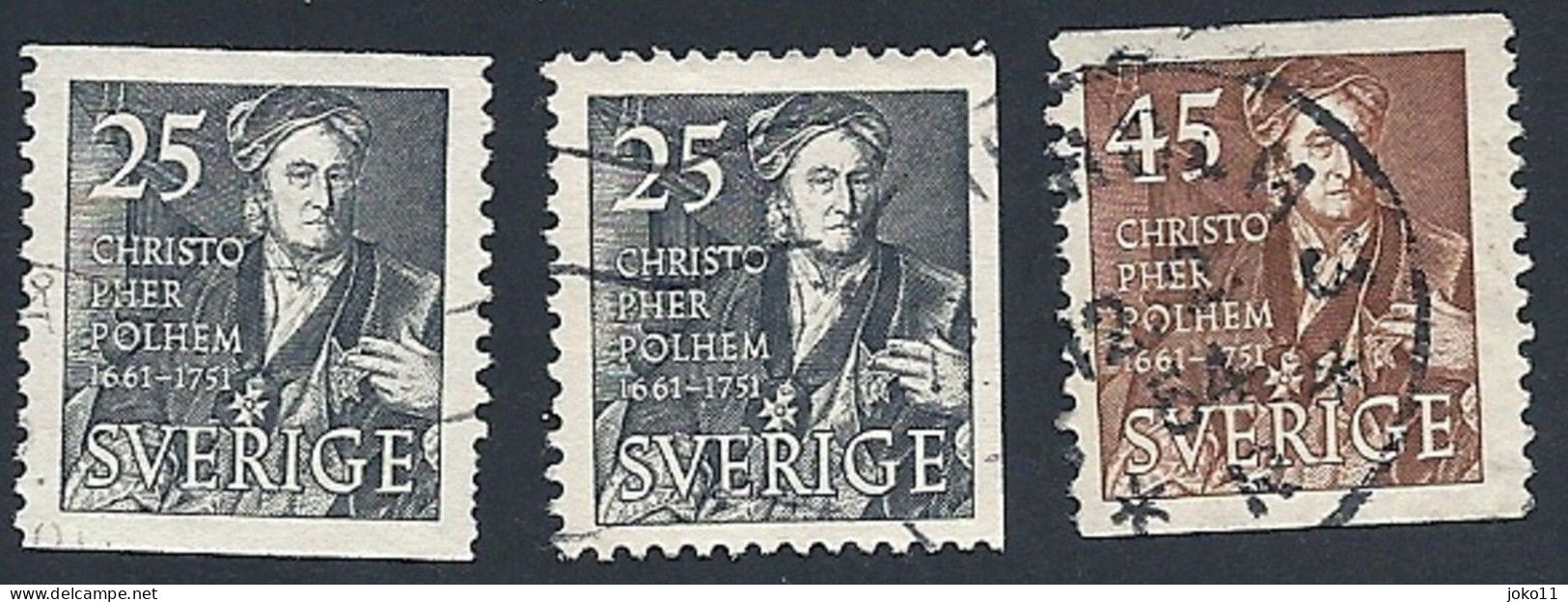 Schweden, 1951, Michel-Nr. 363-364 A+Dr, Gestempelt - Usados