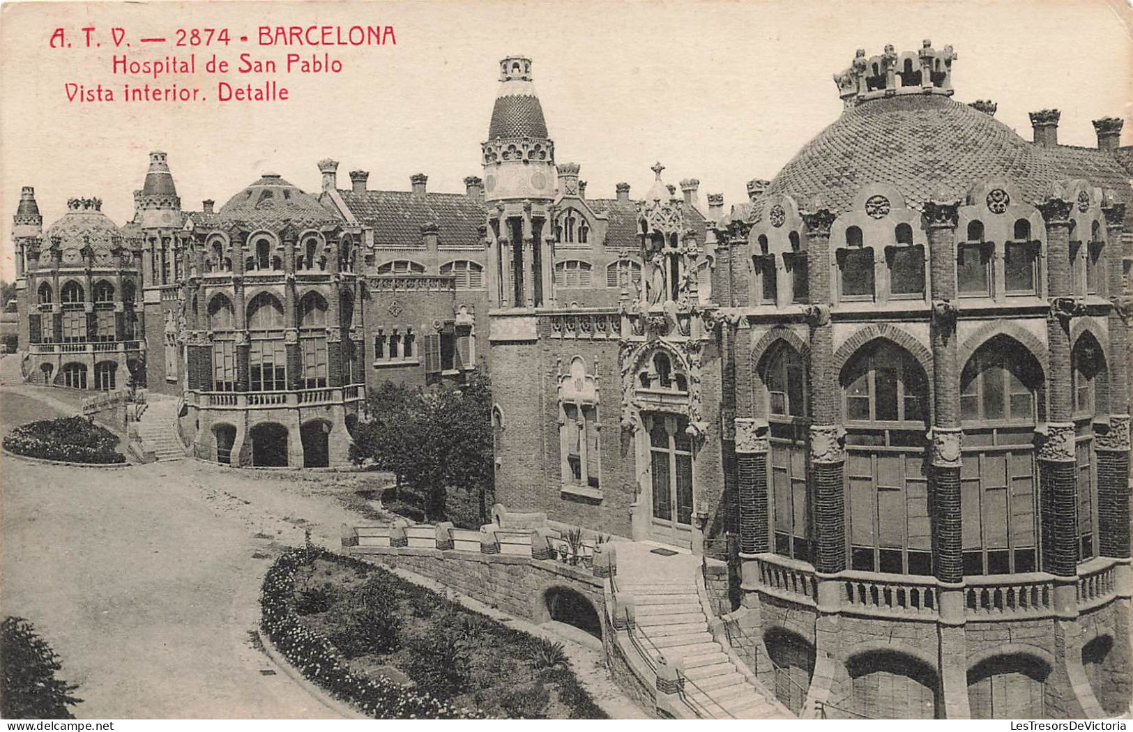 ESPAGNE - Barcelona - Hospital De San Pablo - Vista Interior - Carte Postale Ancienne - Barcelona