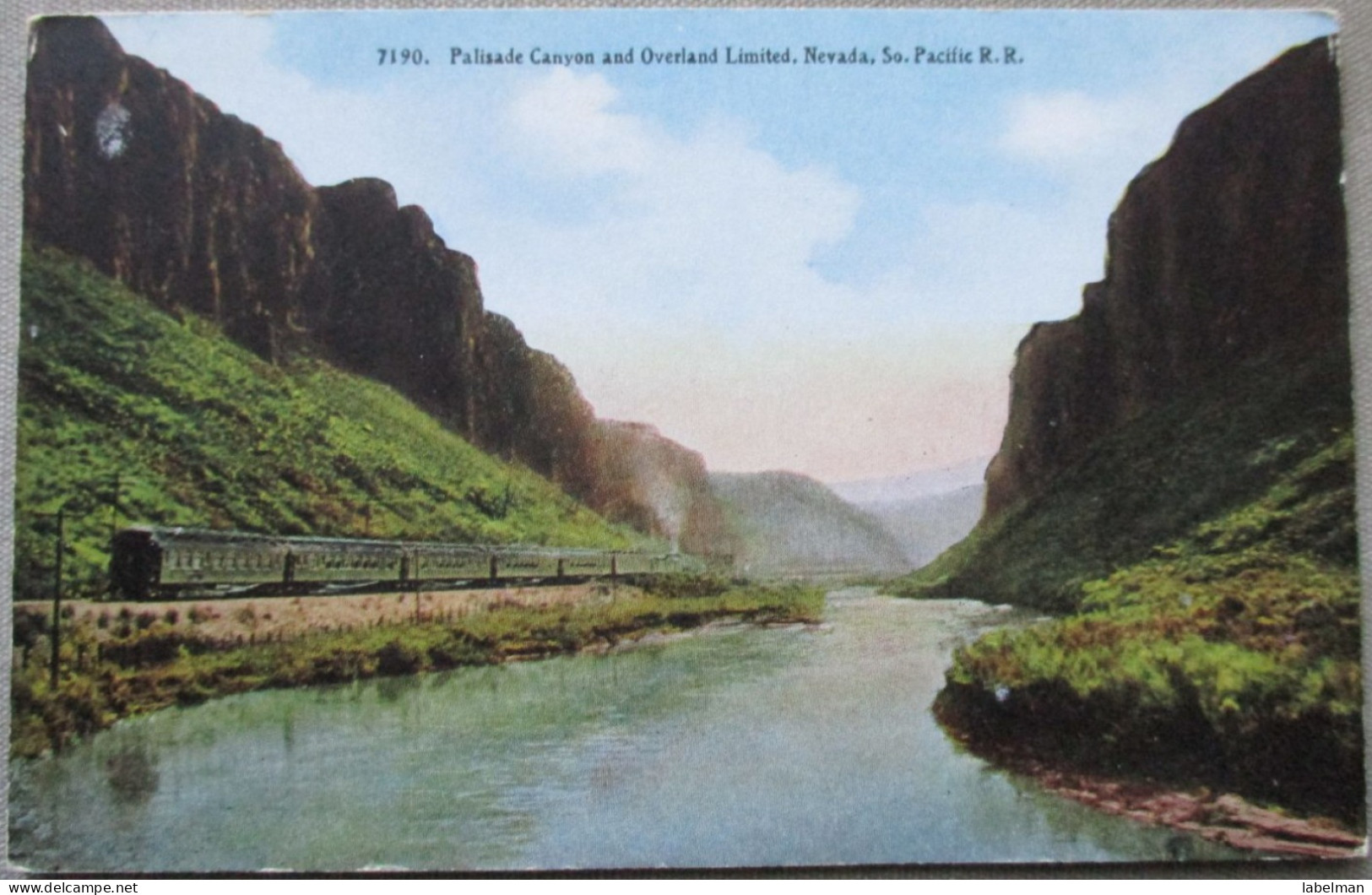 USA UNITED STATES NEVADA PALISADE CANON HUMBOLDT RIVER KARTE POSTCARD CARTE POSTALE ANSICHTSKARTE CARTOLINA POSTKARTE - Las Vegas