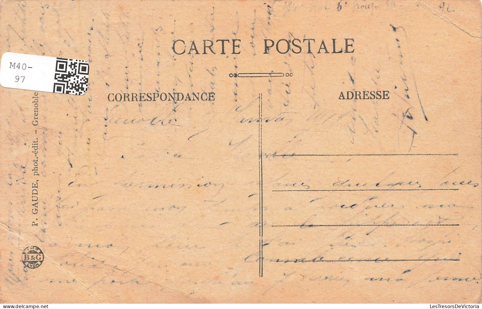 FRANCE - Environs De Grenoble - Le Veyron, La Passerelle Et La Voie Romaine - Carte Postale Ancienne - Grenoble