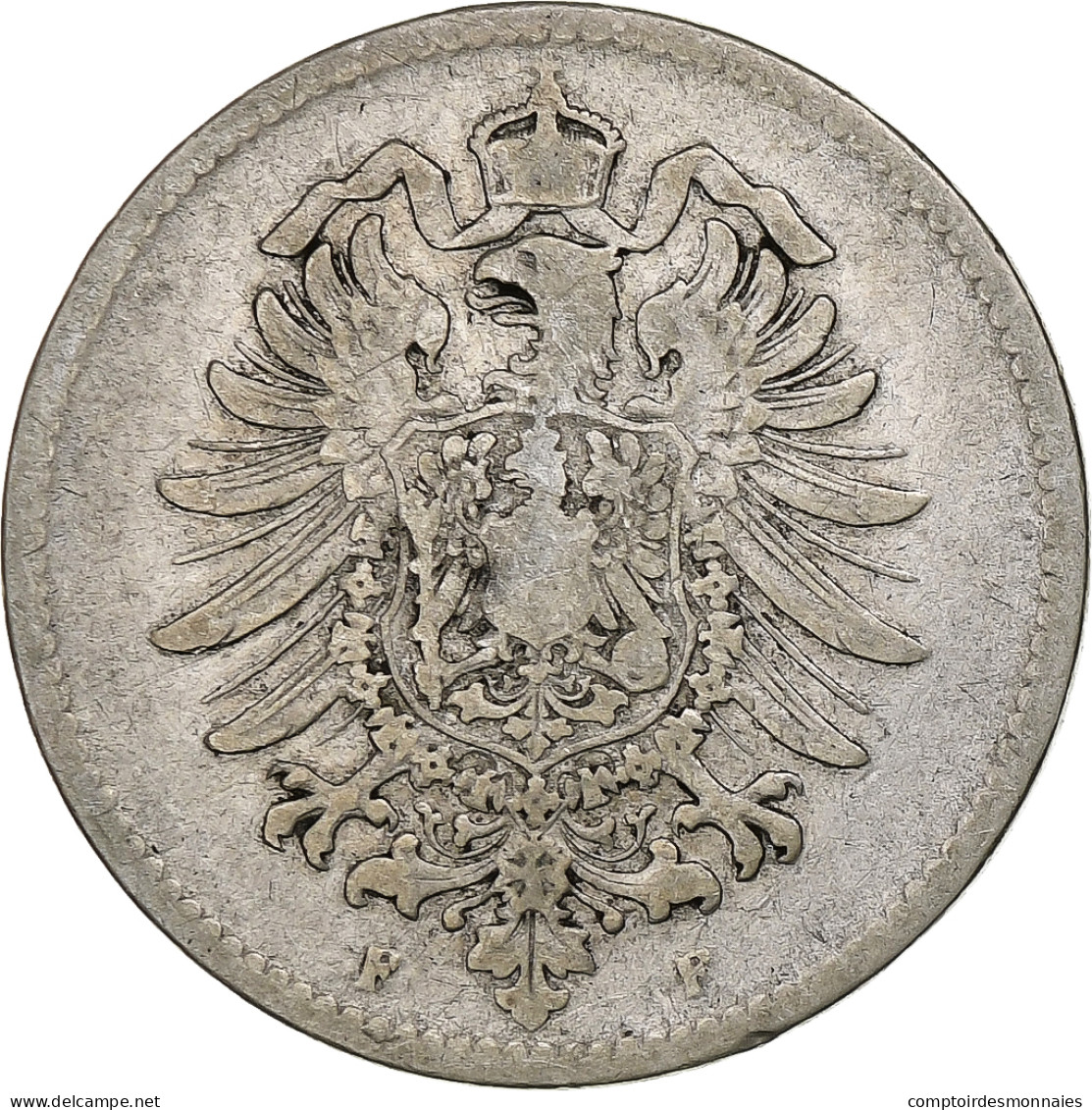 Empire Allemand, Wilhelm I, Mark, 1875, Stuttgart, Argent, TB, KM:7 - 1 Mark