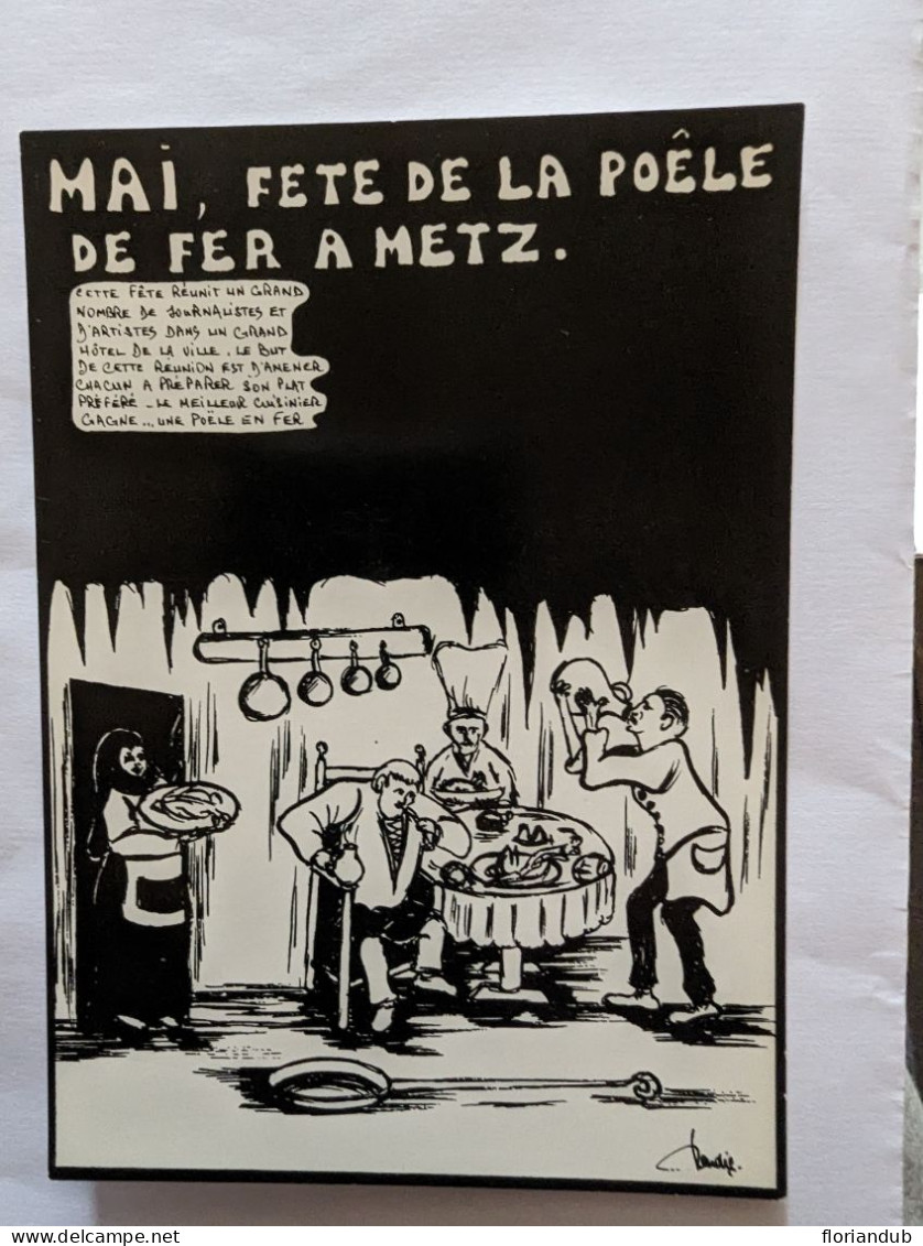 CP - Illustrateur Lardie - Fête De La Poêle De Fer à Metz - Lardie