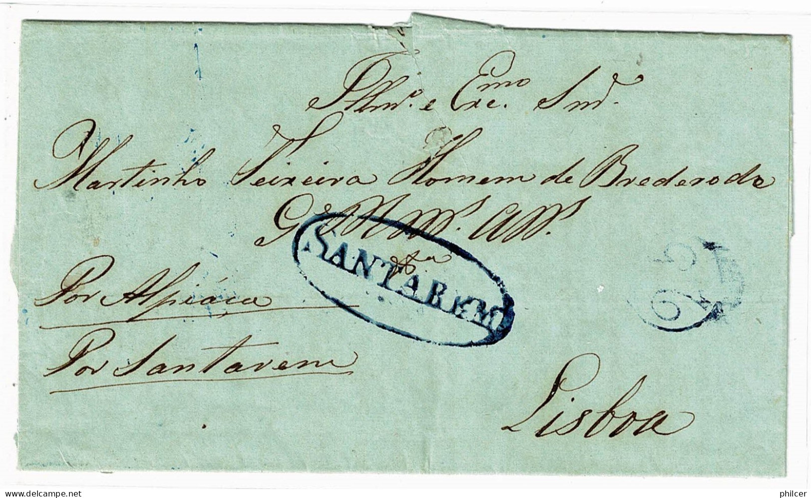 Portugal, 1848, Santarém-Lisboa - ...-1853 Prephilately