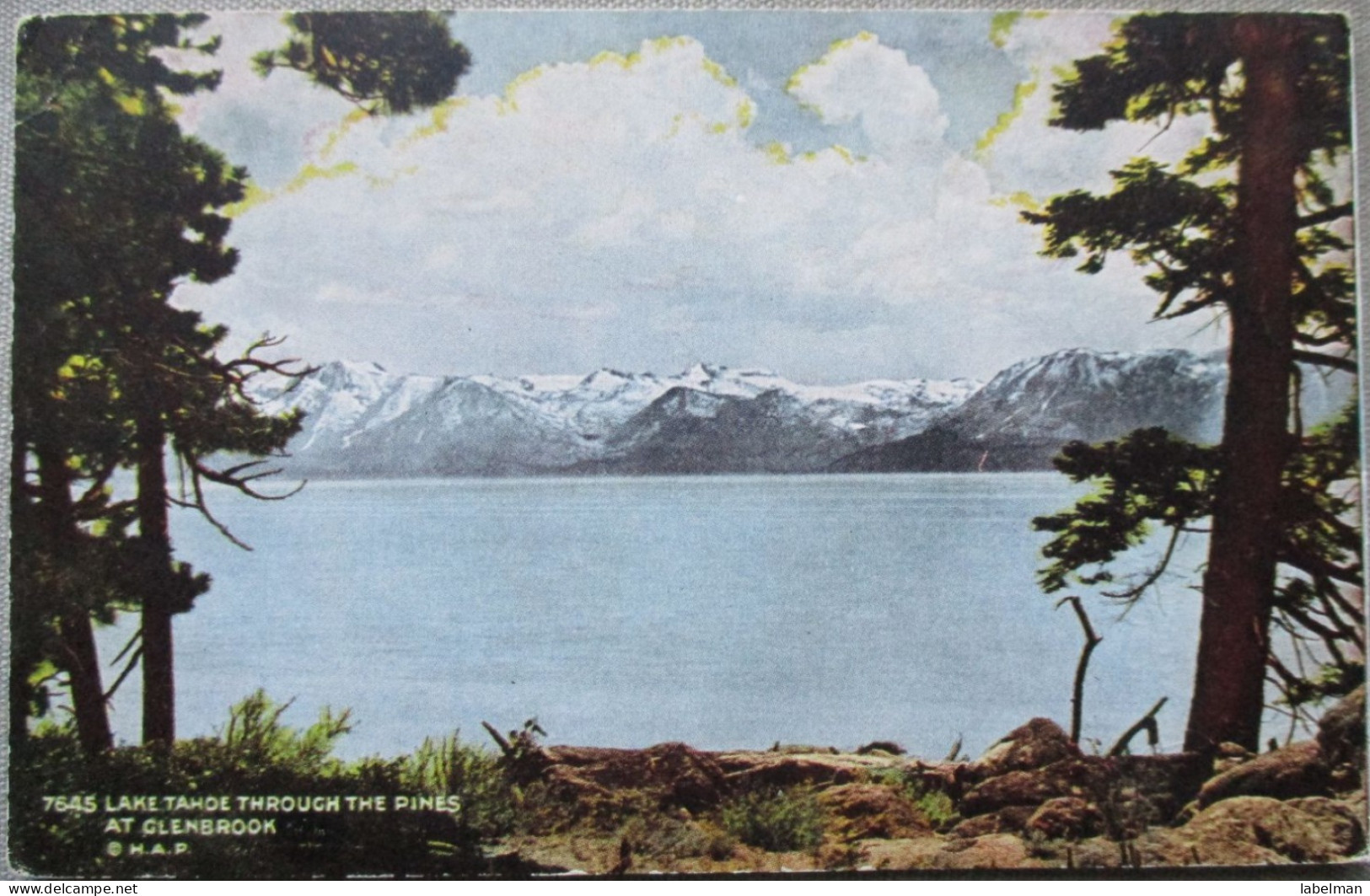 USA UNITED STATES NEVADA LAKE TAHOE GLENBROOK CARD KARTE POSTCARD CARTE POSTALE ANSICHTSKARTE CARTOLINA POSTKARTE - Las Vegas