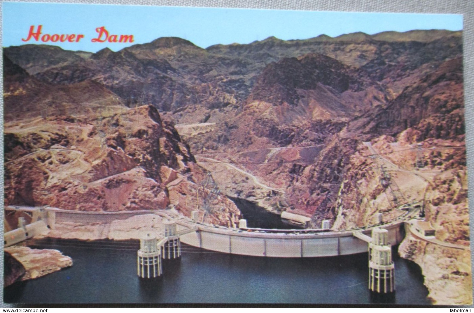 USA UNITED STATES NEVADA ARIZONA HOOVER DAM CARD KARTE POSTCARD CARTE POSTALE ANSICHTSKARTE CARTOLINA POSTKARTE - Las Vegas