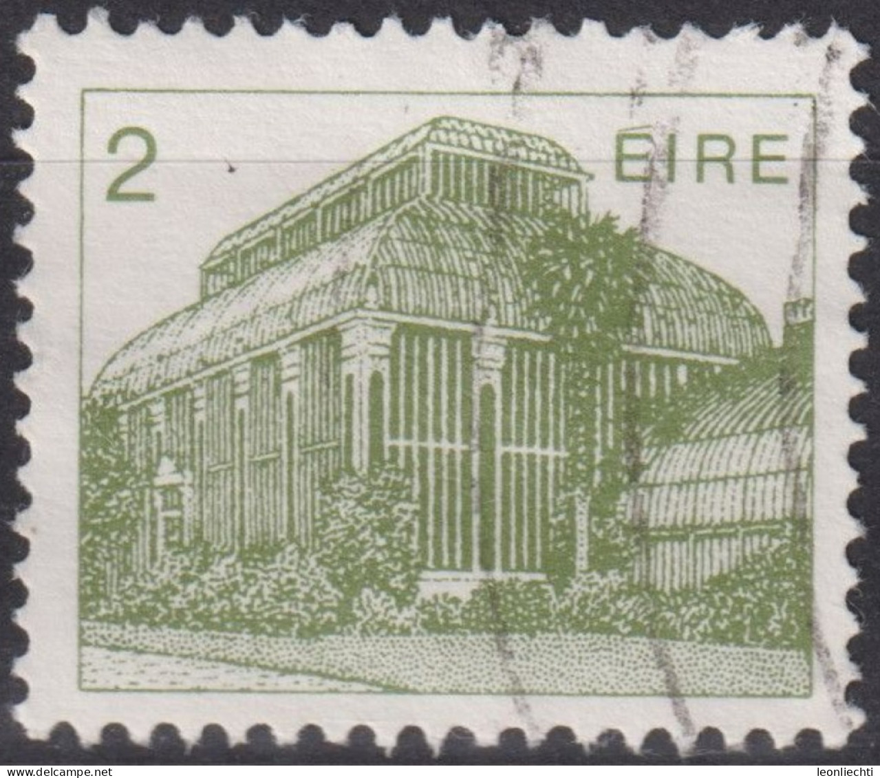 1983 Republik Irland ° Mi:IE 485A, Sn:IE 538, Yt:IE 512, Greenhouse (19th Century) Botanic Gardens, Dublin - Gebraucht