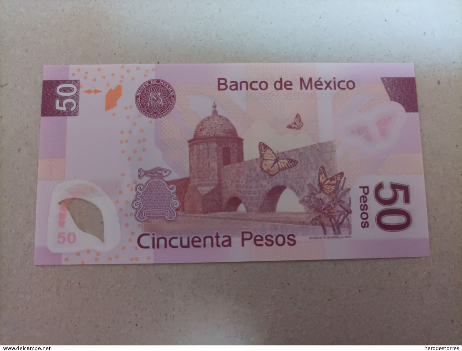 Billete De México 50 Pesos, Año 2008, UNC - México