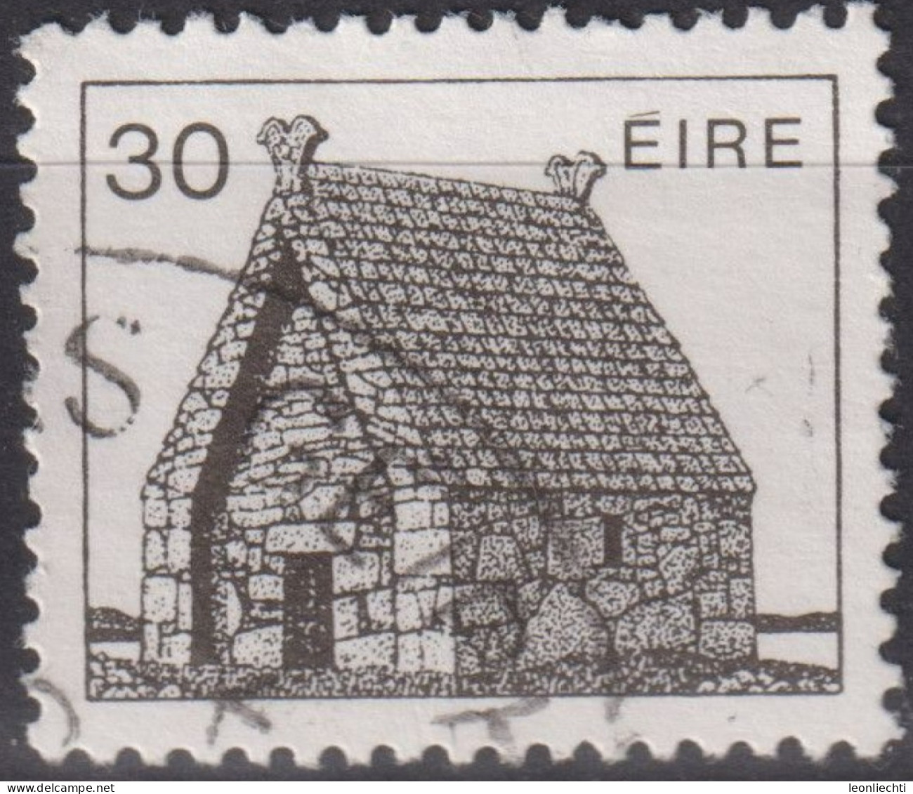 1985 Republik Irland ° Mi:IE 572A, Sn:IE 639, Yt:IE 572, Oratorium (6th Century) St. MacDara Island - Gebruikt