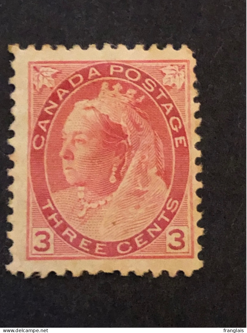 SG 156. Sc 78.  3c Rose Carmine MH*. CV £80 - Unused Stamps