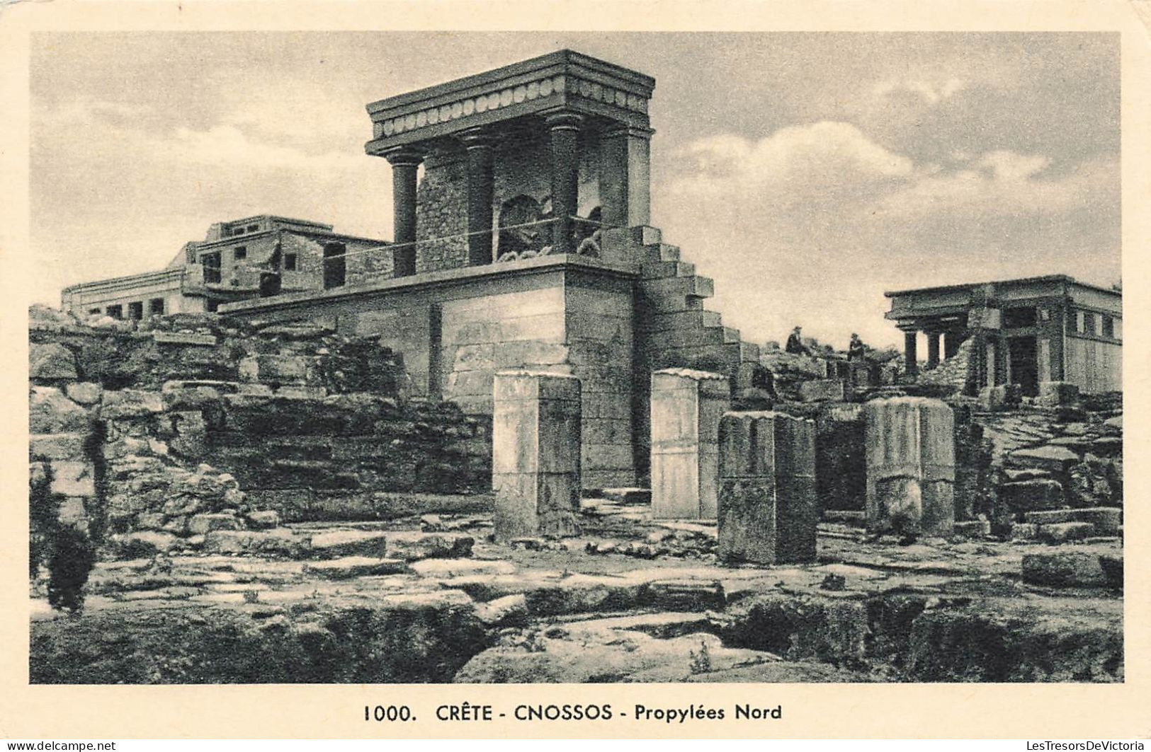 GRÈCE - Crête - Cnossos - Propylées Nord - Carte Postale Ancienne - Grèce