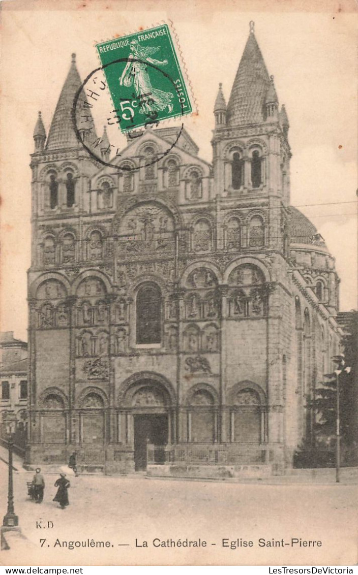 FRANCE - Angoulème - Vue Générale De La Cathédrale - église Saint Pierre - Carte Postale Ancienne - Angouleme