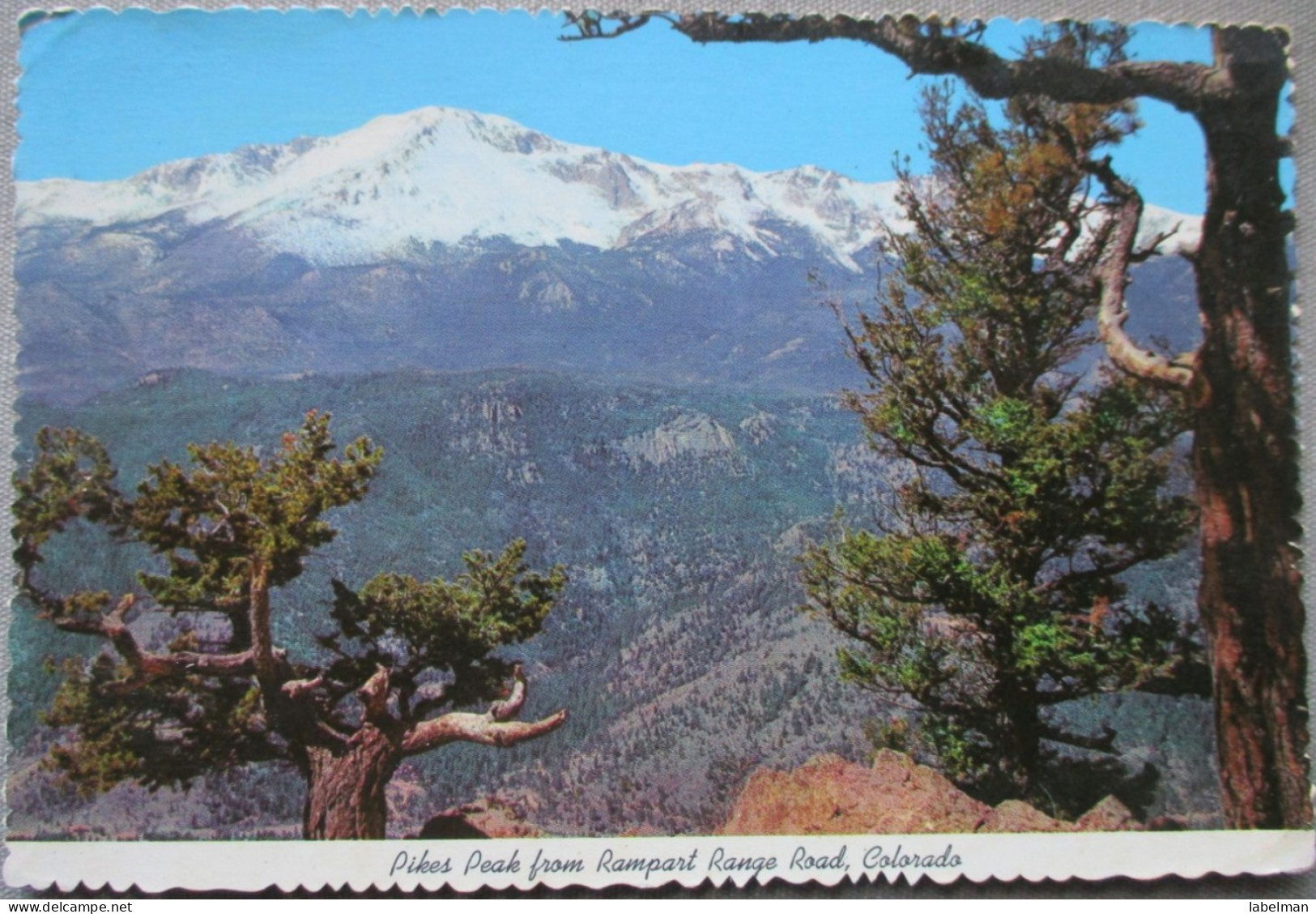 USA UNITED STATES COLORADO PIKES PEAK RAMPART RANGE RD POSTCARD CARTE POSTALE ANSICHTSKARTE CARTOLINA POSTKARTE - Las Vegas