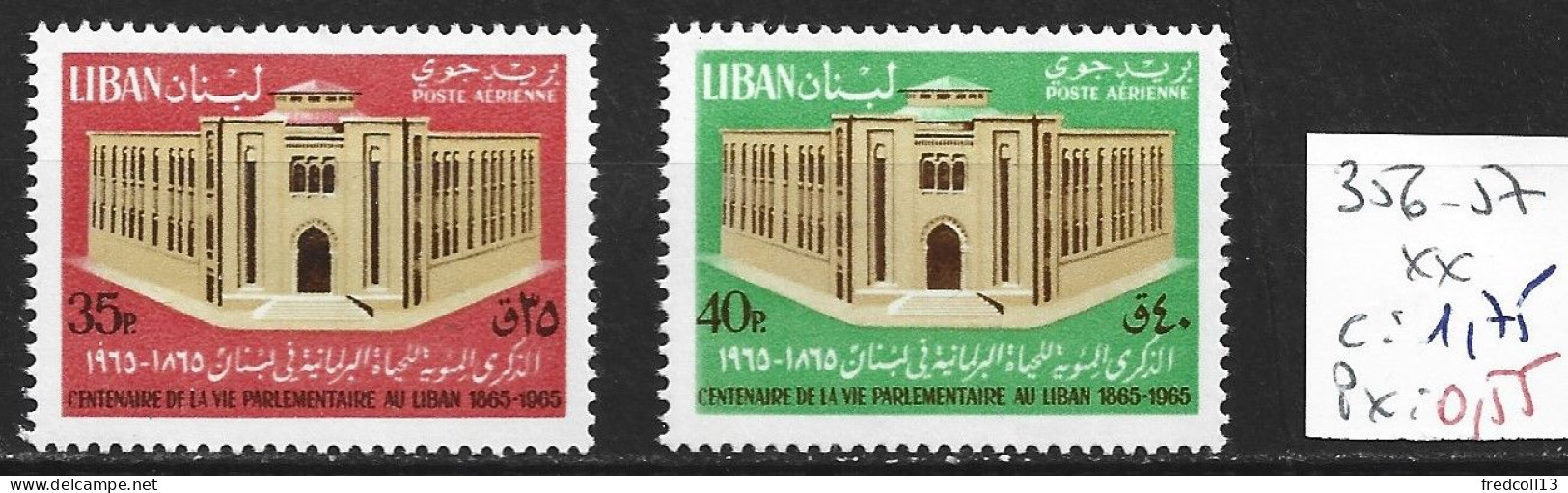 LIBAN PA 356-57 ** Côte 1.75 € - Lebanon