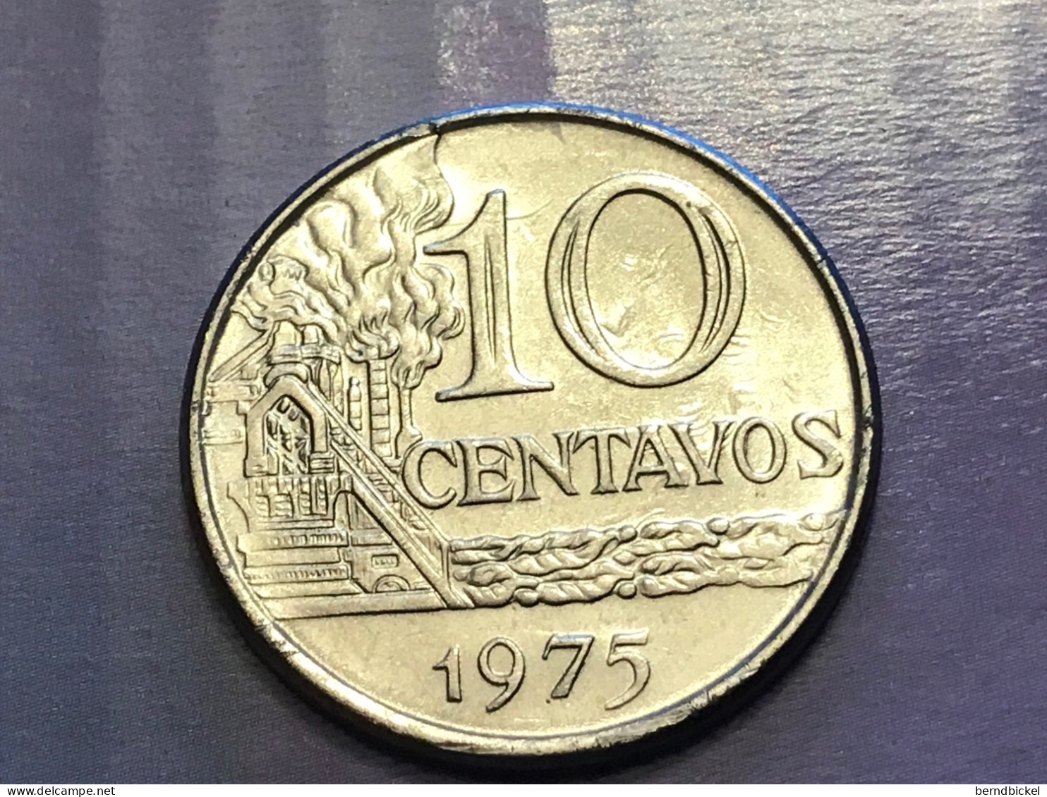 Münze Münzen Umlaufmünze Brasilien 10 Centavos 1975 - Brasil