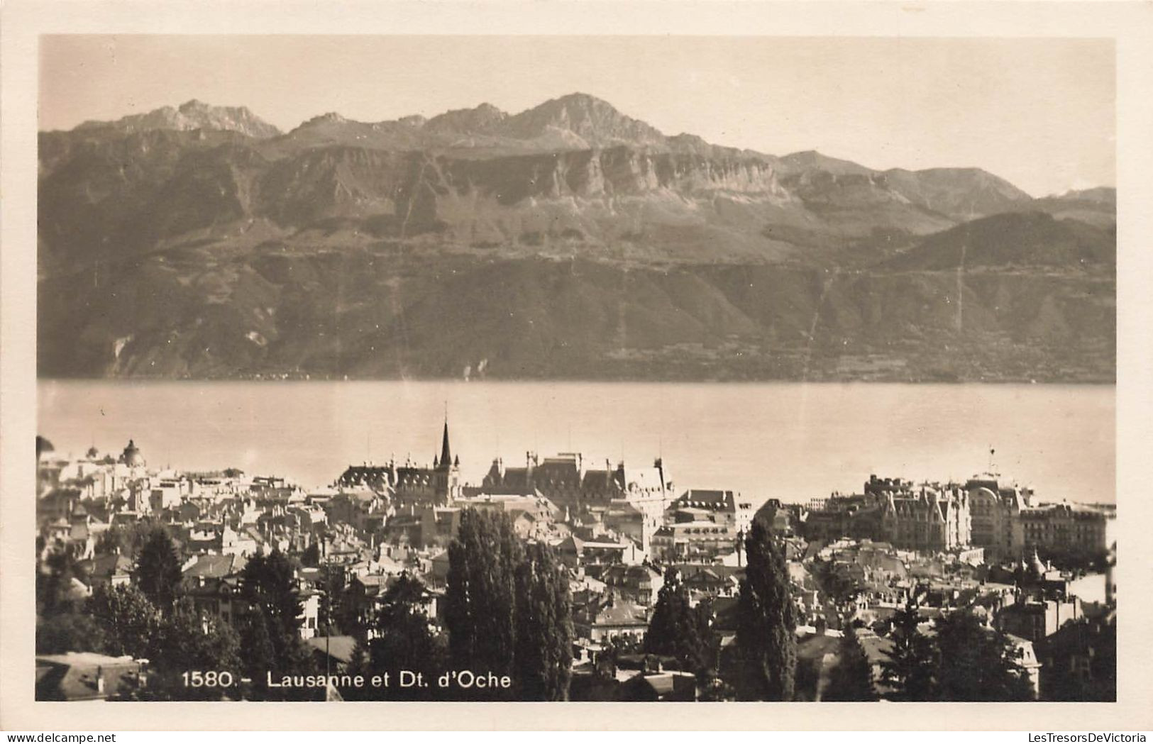 SUISSE - Lausanne - Lausanne Et Dt. D'Oche - Carte Postale Ancienne - Lausanne