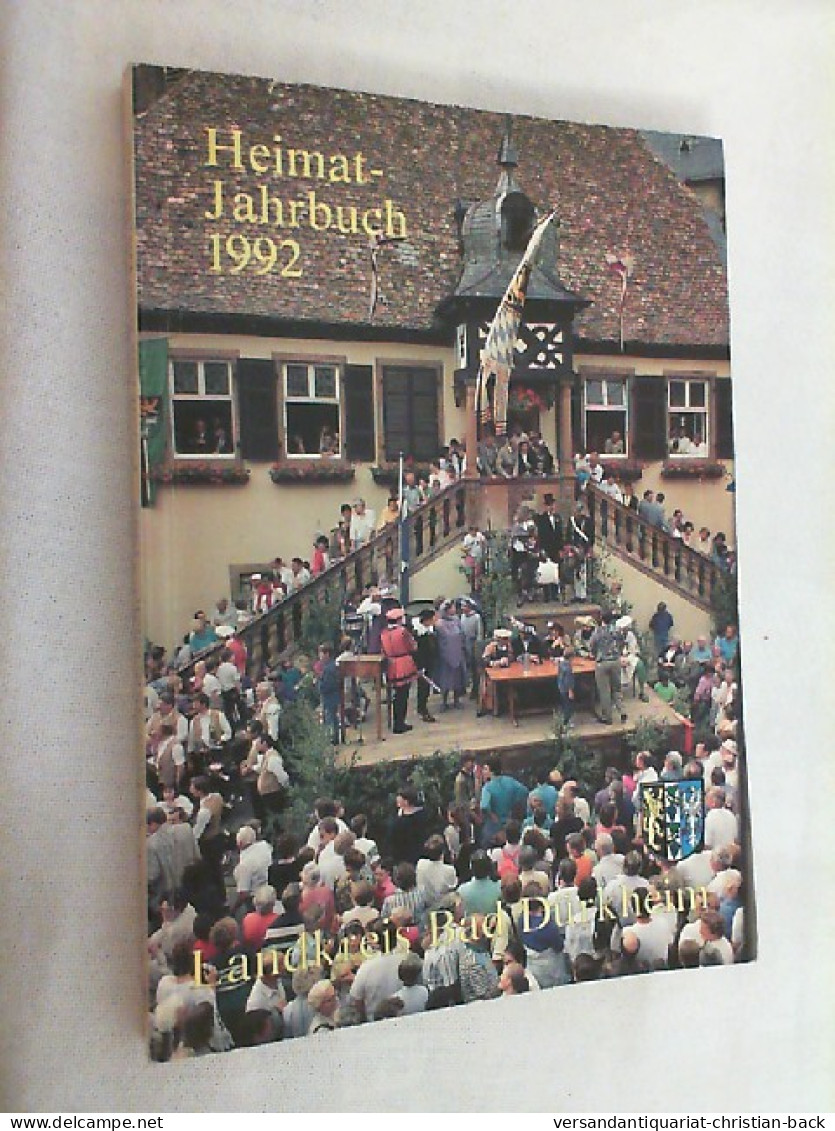 Heimat Jahrbuch 1992 - Landkreis Bad Dürkheim - Renania Palatín
