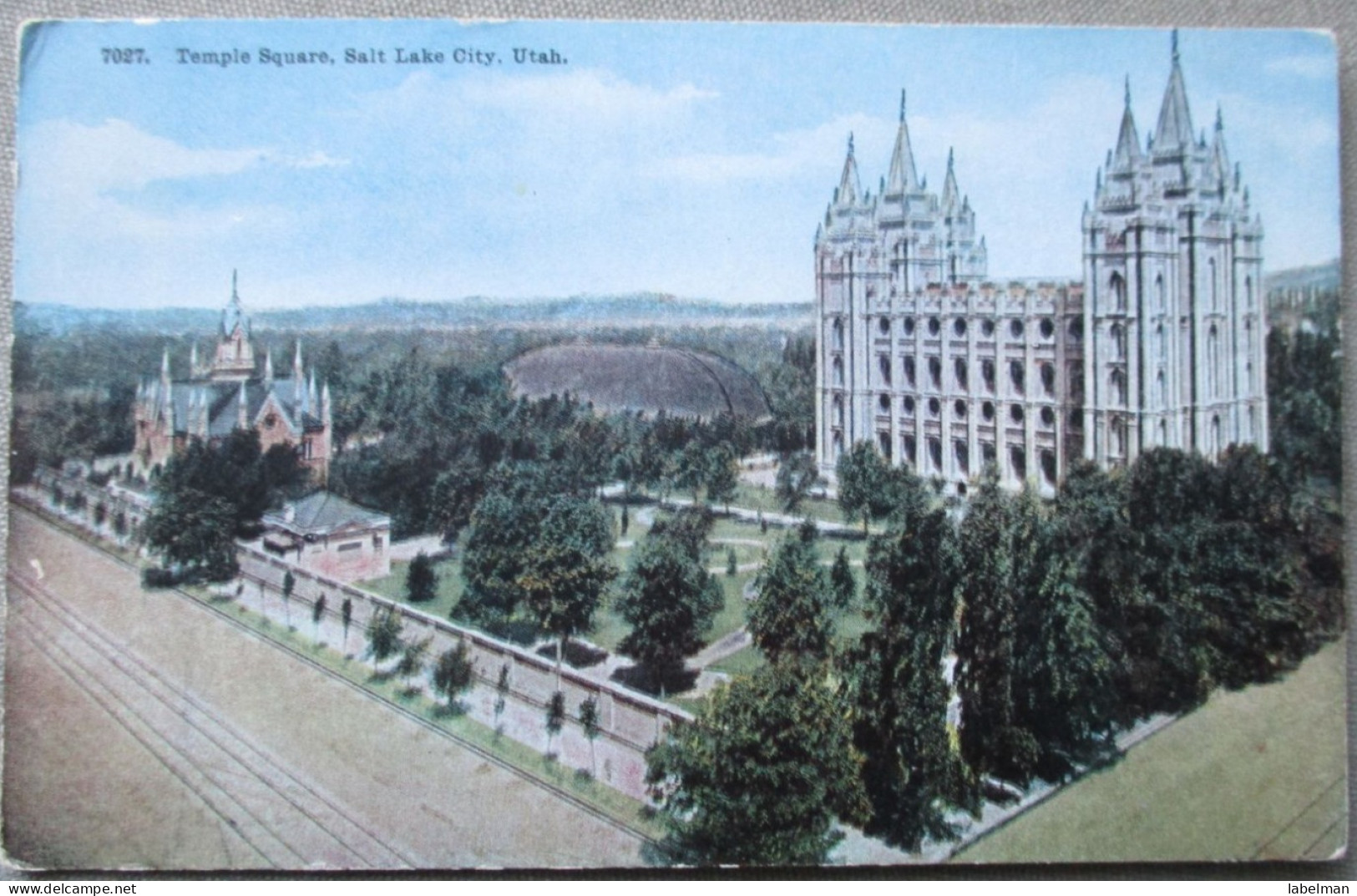 USA UNITED STATES TEMPLE SQUARE SALT LAKE CITY UTAH CARD POSTCARD CARTE POSTALE ANSICHTSKARTE CARTOLINA POSTKARTE - Las Vegas