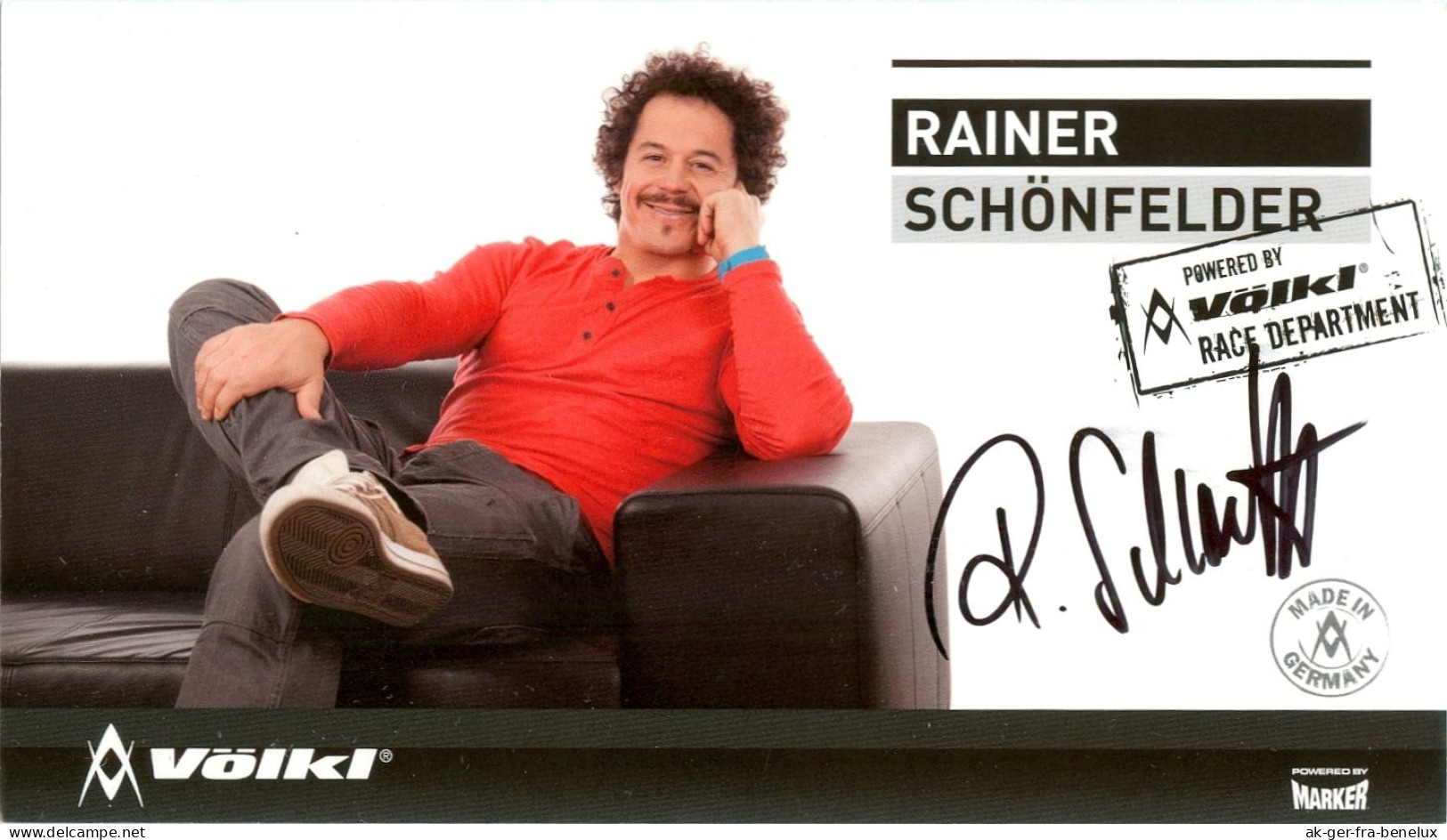 Völkl-AK Ski Alpin Rainer Schönfelder Wolfsberg Im Lavanttal Bleiburg Kärnten Österreich Austria ÖSV FIS Olympia Olympic - Autographes