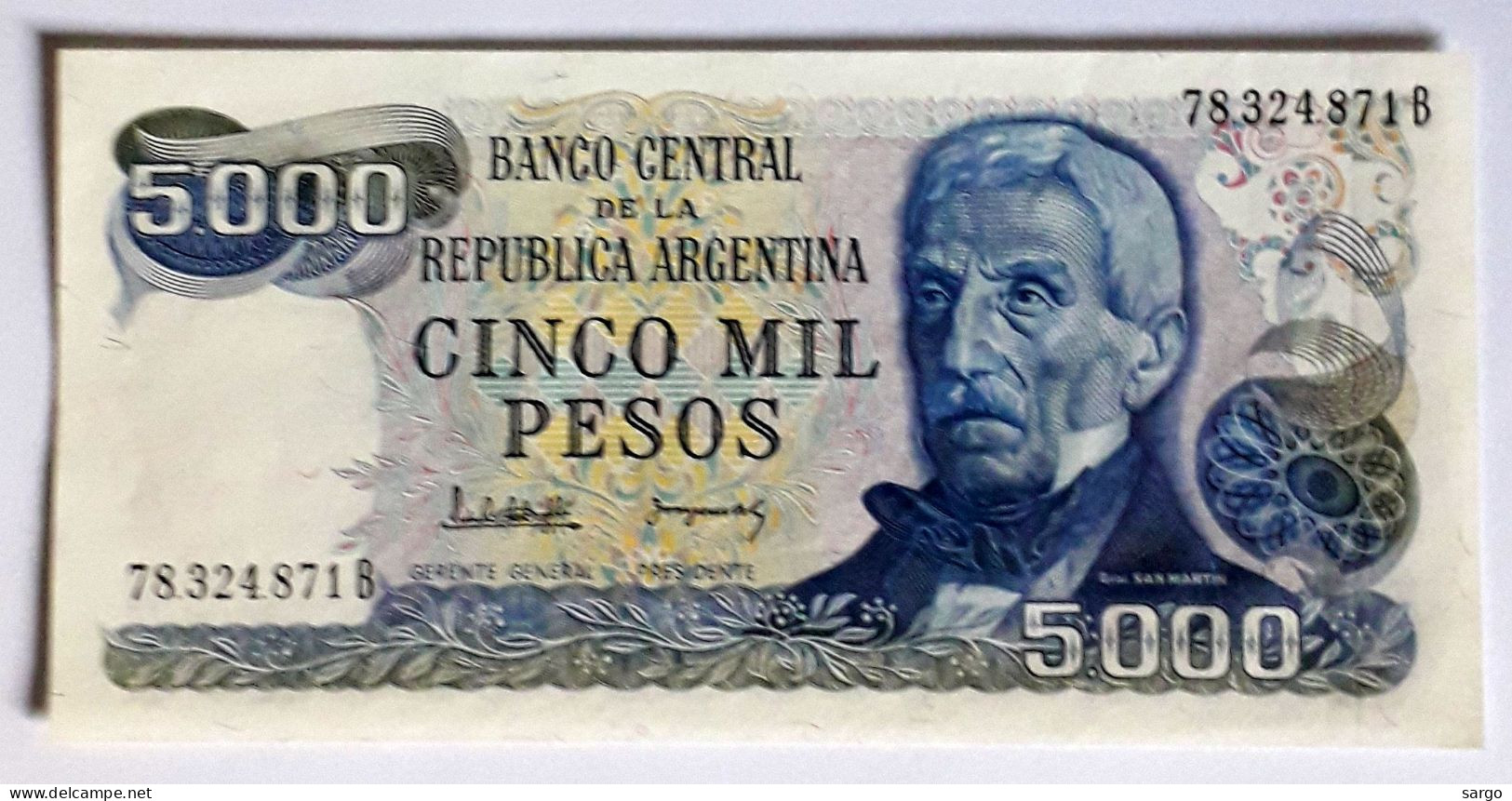 ARGENTINA - 5.000 PESOS (1977-1983) P 305 UNC - BANKNOTES - PAPER MONEY - CARTAMONETA - - Argentine