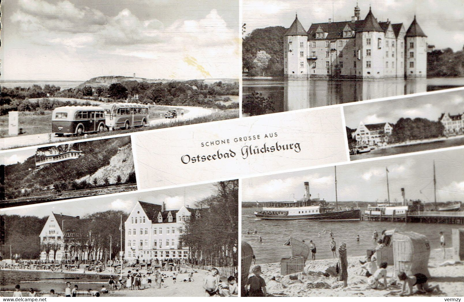 CPSM GLÜCKSBURG : An Der Flensburger Förde - Photo Véritable - Gluecksburg