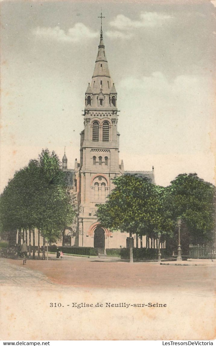 FRANCE - Neuilly Sur Seine - Eglise - Carte Postale Ancienne - Neuilly Sur Seine