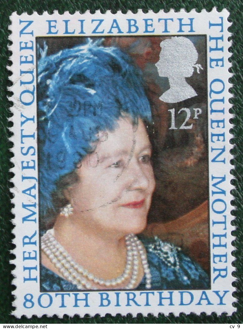 Queen Mother Elizabeth Mi 845 1980 Used Gebruikt Oblitere ENGLAND GRANDE-BRETAGNE GB GREAT BRITAIN - Oblitérés